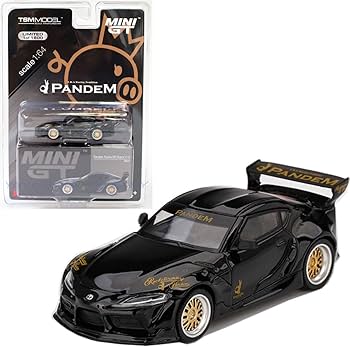 Amazon | MINI GT 1/64 ミニカー GR スープラ パンデム V1.0 ブラック